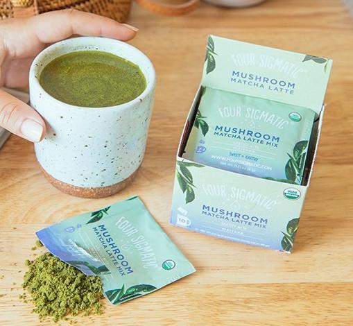 MUSHROOM MATCHA LATTE W/MAITAKE (FOUR SIGMA FOODS)