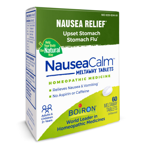 NauseaCalm - 60 Meltaway Homeopathic Tablets - Boiron