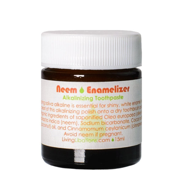 Neem Enamelizer Alkalizing Toothpaste 15ml - Living Libations