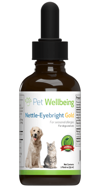 Nettle-Eyebright GOLD - for Seasonal Allergies for Dogs & Cats - Pet Wellbeing