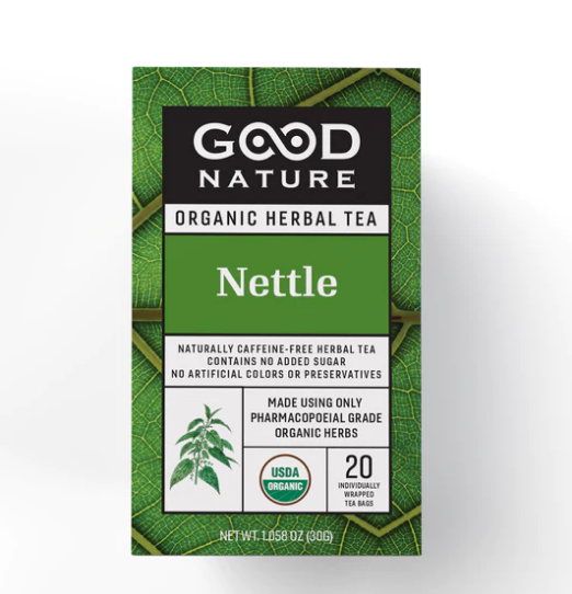 Nettle Tea 20 bag 30 grams - Certified Organic Tea - Good Nature Teas