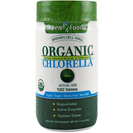 Organic Chlorella (green foods) 120 ct