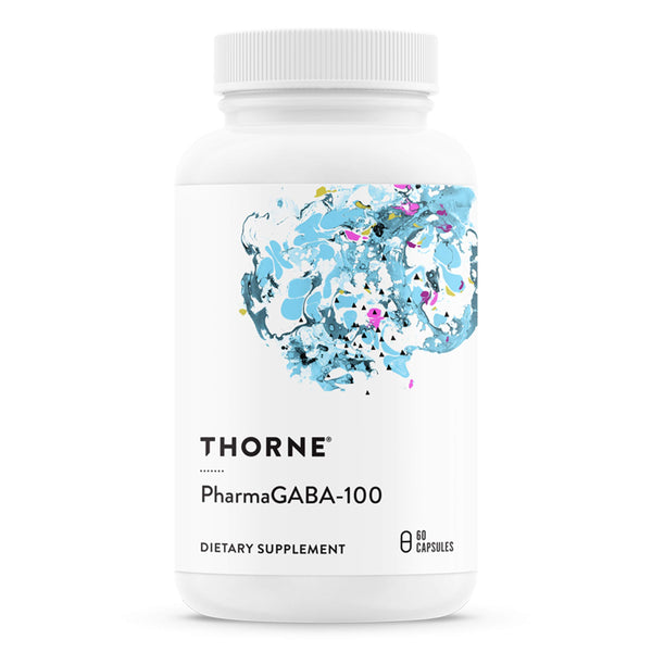 PharmaGABA-100 - 60 Vegetarian Capsules 100mg per serving - Thorne