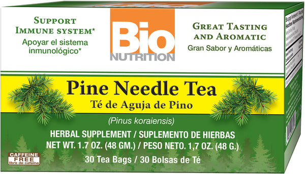 Pine Needle Tea 30 bags - Pinus koraiensis - Immune Support - Bio Nutrition