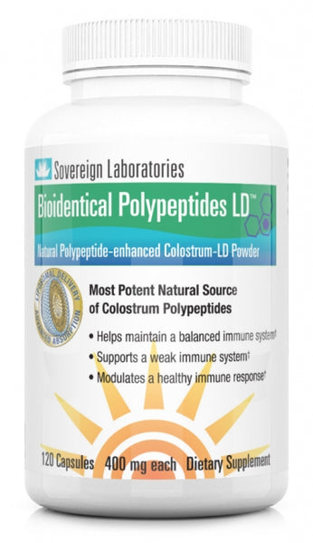 BIO-IDENTICAL POLYPEPTIDES - 400 MG 120 CAPSULES - (SOVEREIGN LABORATORIES)