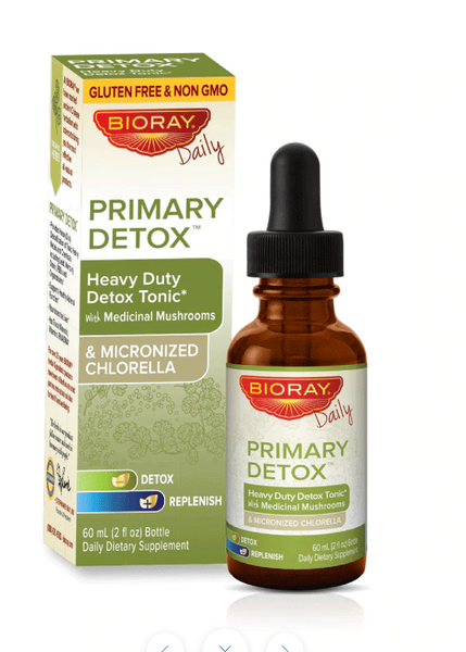 Primary Detox - Heavy Duty Detox Tonic with Medicinal Mushrooms & Micronized Chlorella - Bioray
