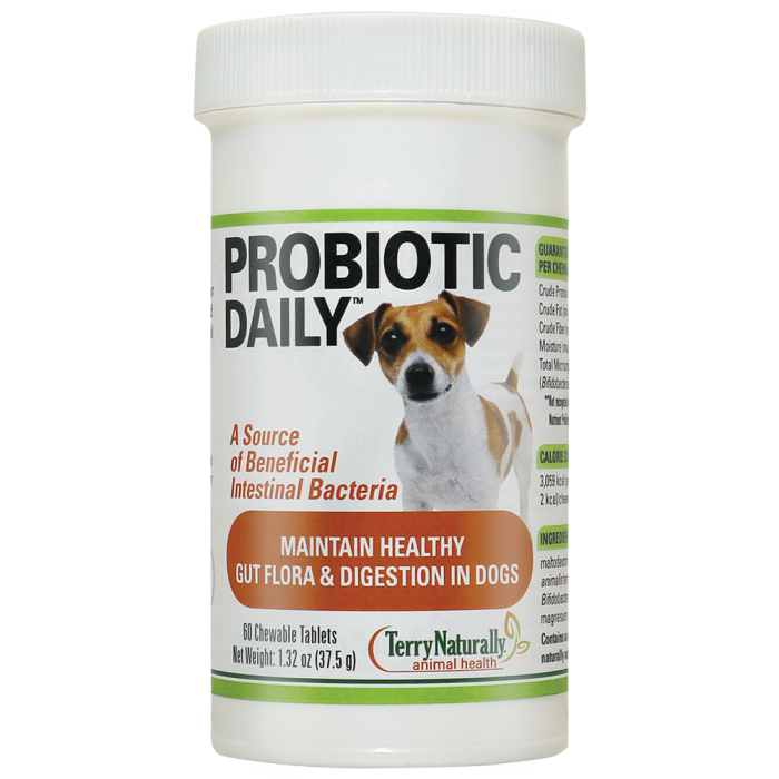 Probiotic Daily for Dogs - 60 Chewable Tablets - Terry Naturally