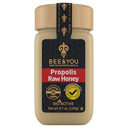 Propolis Raw Honey 6.7oz Jar - Bee & You