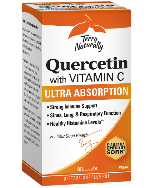 Quercetin with Vitamin C 60 capsules - Ultra Absorb - Terry Naturally