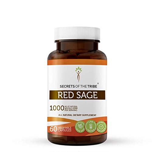 Red Sage 1000mg - 60 Vegetarian Capsules - Secrets of the Tribe