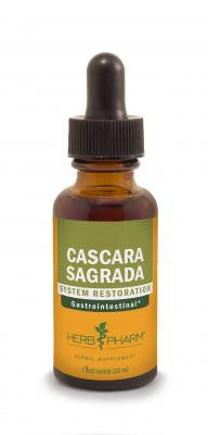 Cascara Sagrada (Frangula purshiana) 1oz Herbal Extract - Herb Pharm