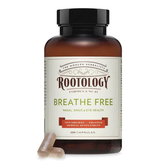 Breathe Free - 120 Vegetarian capsules - Rootology