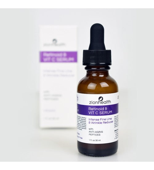 Retinoid & Vit C Serum 1 oz - Zion Health