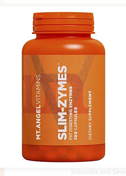 Slim-Zyme 100 capsules - Fat Digesting Enzymes - Mt. Angel Vitamins