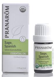 SAGE SPANISH ORGANIC ESSENTIAL OIL (PRANAROM)