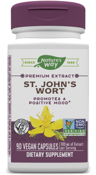 St. Johns Wort - 90 Vegan Capsules - Nature's Way