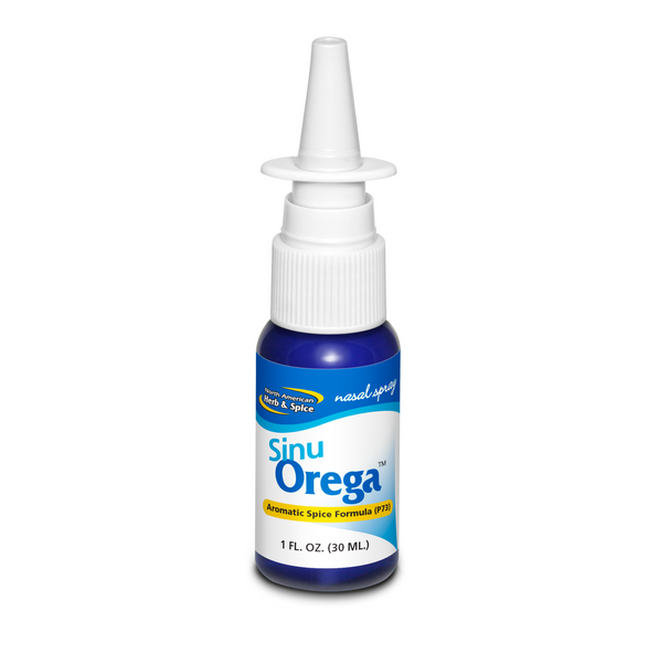 Sinu Orega 1oz Nasal Spray - Aromatic Spice Formula (P73) - North American Herb & Spice