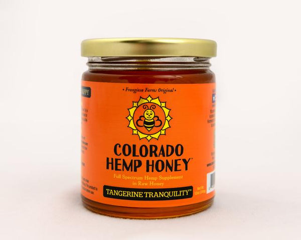 TANGERINE TRANQUILITY FULL-SPECTRUM HEMP HONEY SINGLE STICK (COLORADO HEMP HONEY)