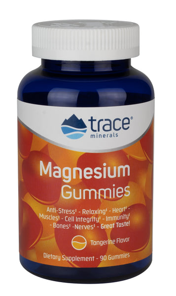 MAGNESIUM GUMMIES TANGERINE FLAVOR 120 GUMMIES (TRACE MINERALS)