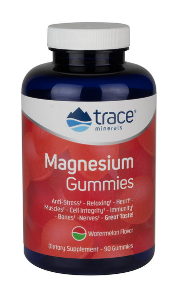 MAGNESIUM GUMMIES WATERMELON FLAVOR 120 GUMMIES (TRACE MINERALS)