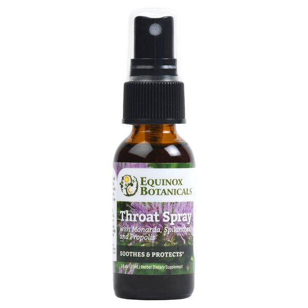 Throat Spray - 1 oz Herbal Tonic - Locally Grown & Made in Ohio - Equinox Botanicals