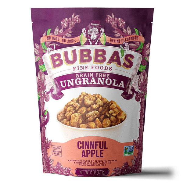 UNGRANOLA - Grain Free Granola 6oz - Cinnful Apple - Bubba's Fine Foods