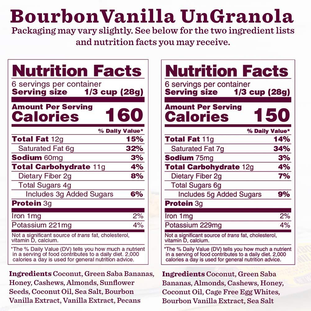 UNGRANOLA - Grain Free Granola 6oz - Bourbon Vanilla - Bubba's Fine Foods