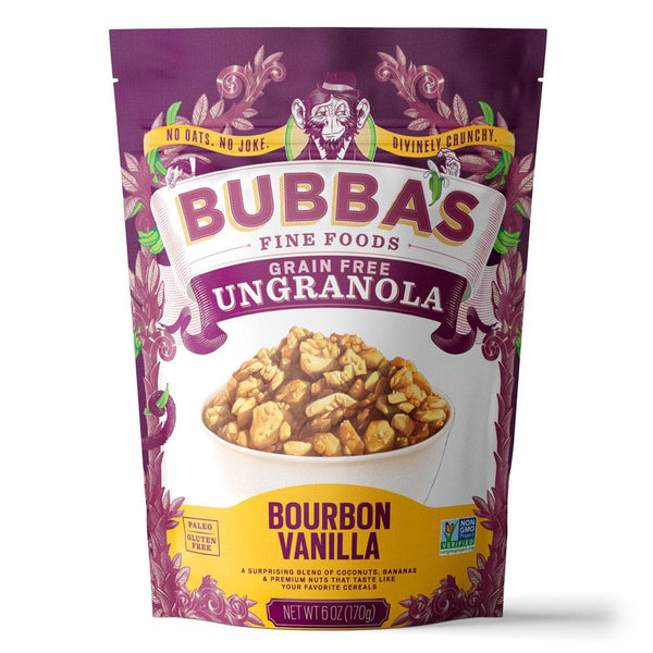 UNGRANOLA - Grain Free Granola 6oz - Bourbon Vanilla - Bubba's Fine Foods