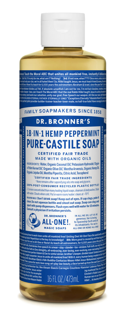 Peppermint Liquid Soap (Dr. Bronners)