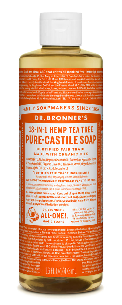 Tea Tree Liquid Soap (Dr. Bronners)