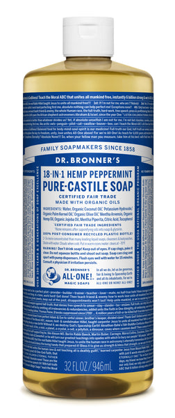 dr bronner peppermint soap