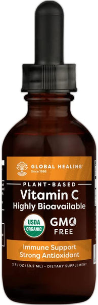 Vitamin C Highly Bioavailable Plant Based 2 oz Liquid - Global Healing