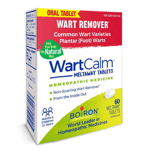 WartCalm - 60 Meltaway Homeopathic Tablets - Boiron