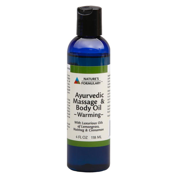 AYURVEDIC MASSAGE & BODY OIL - WARMING (NATURE'S FORMULARY)