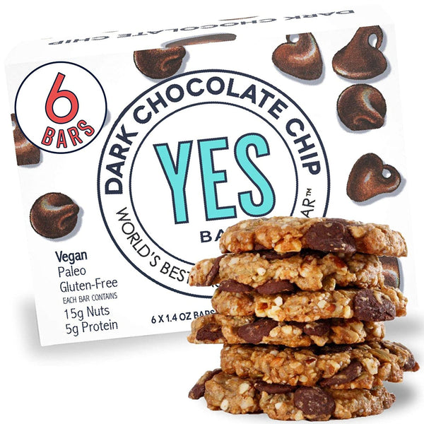 DARK CHOCOLATE CHIP - 1.4 OZ SNACK BAR - YES BAR