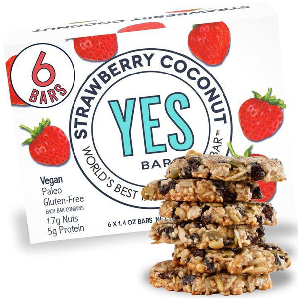 STRAWBERRY COCONUT - 1.4 OZ SNACK BAR - YES BAR