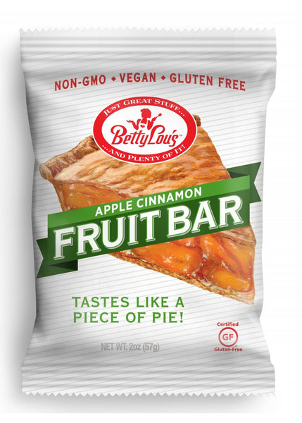 Apple Cinnamon Fruit Bars - Gluten Free Snack -  (Betty Lous)