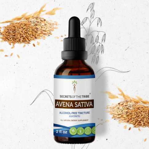 Avena Sativa Extract 2oz - Alcohol Free Extract - Secrets of the Tribe
