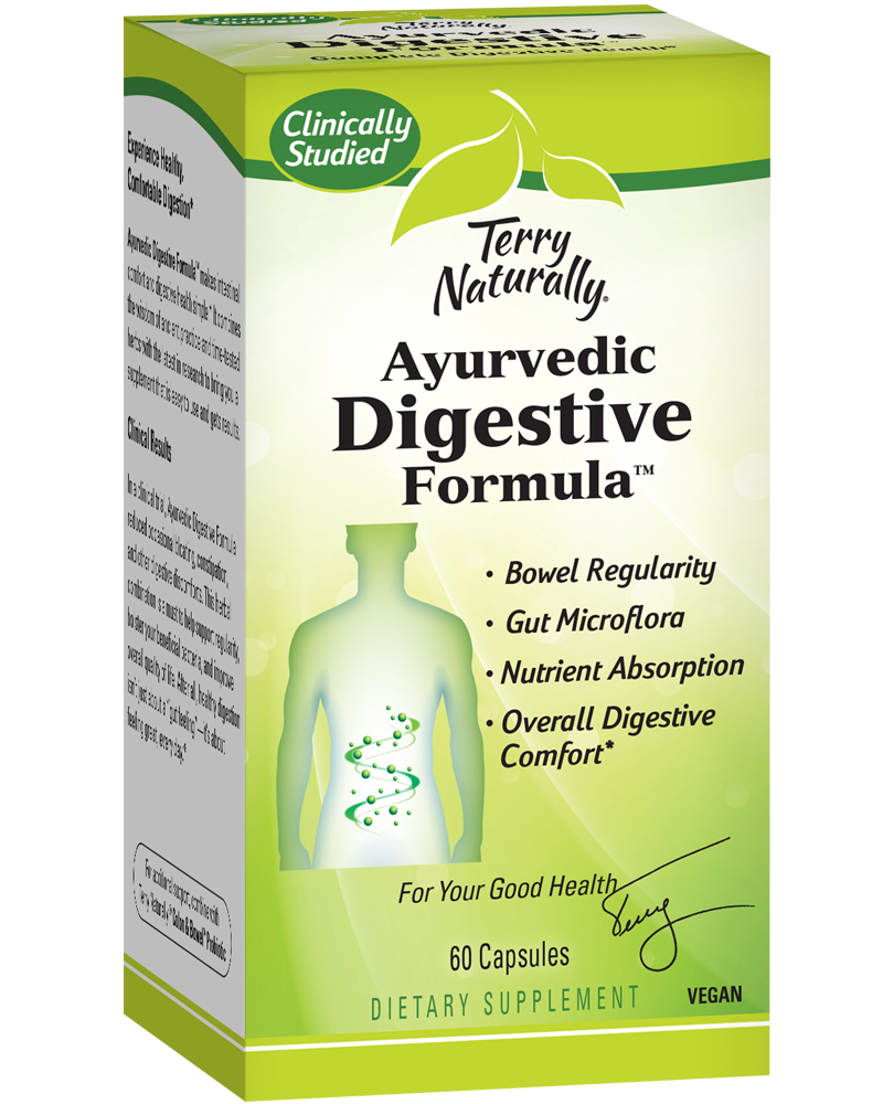 Ayurvedic Digestive Formula 60 Vegetarian Capsules - Terry Naturally