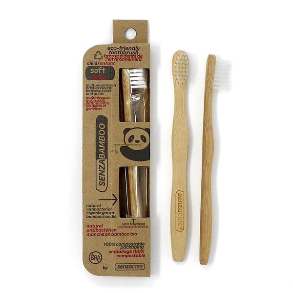 Eco-Friendly Bamboo Toothbrush - CHILD/INFANT - SenzaCare/SenzaBamboo