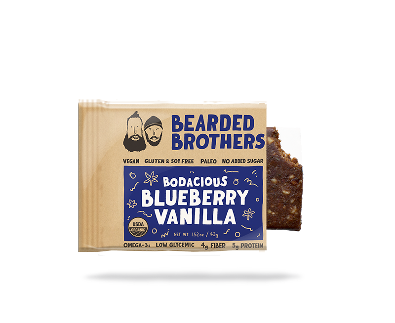 Bodacious Blueberry Vanilla Energy Bar (Bearded Brothers) 2oz