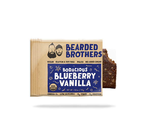 Bodacious Blueberry Vanilla Energy Bar (Bearded Brothers) 2oz