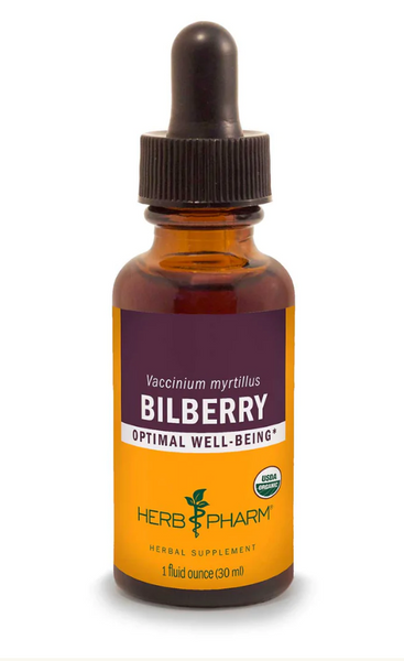 Bilberry 1 oz Herbal Extract - Optimal Well-Being - Herb Pharm