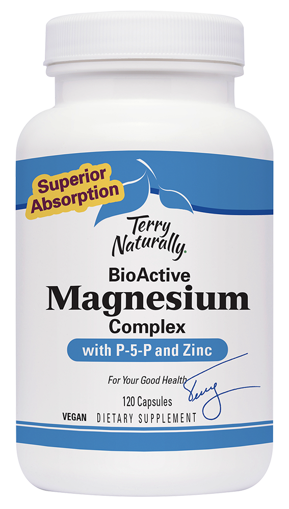 BioActive Magnesium Complex - with P-5-P and Zinc 60 capsules - Terry Naturally