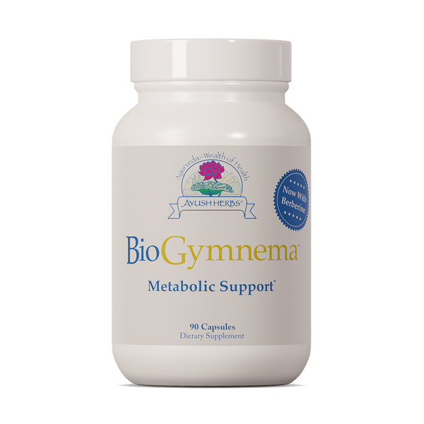 BioGymnema 90 Vegetarian capsules - Metabolic Support - Ayush Herbs