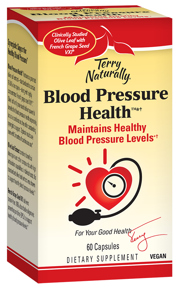 Blood Pressure Health 60 vegetarian capsules - Maintains Healthy Blood Pressure Levels - Terry Naturally