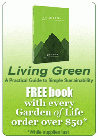 Living Green Book - Free With Any Garden Of Life Purchase Of $30 + (Garden Of Life)