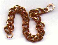Copper Bracelet - Solid 8 In. Men