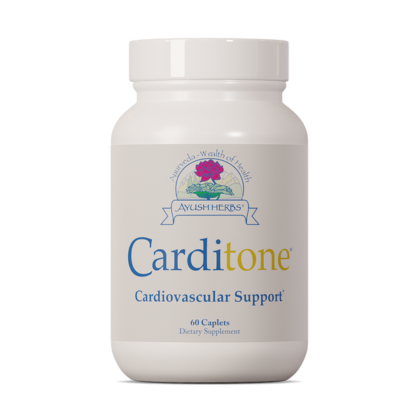 Carditone 90 Vegetarian caplets - Cardiovascular Support - Ayush Herbs