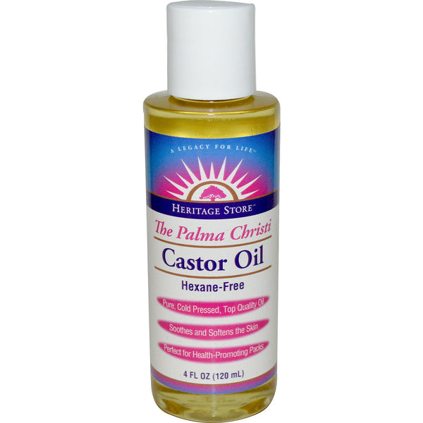 The Palma Christi Castor Oil (HERITAGE PRODUCTS) 4oz.